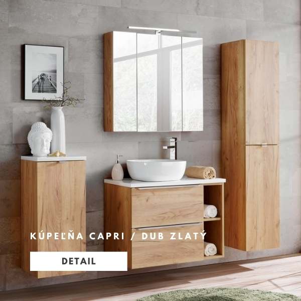 Praktická kúpeľňová zostava Capri
